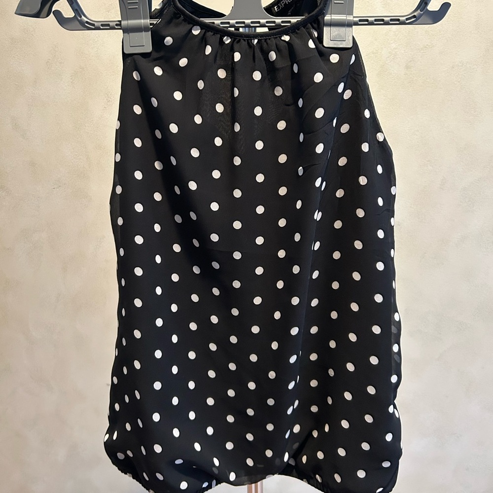 Express Polka Dot Top